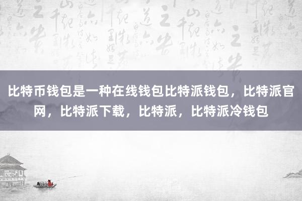 比特币钱包是一种在线钱包比特派钱包，比特派官网，比特派下载，比特派，比特派冷钱包