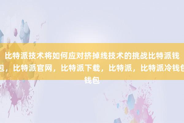 比特派技术将如何应对挤掉线技术的挑战比特派钱包，比特派官网，比特派下载，比特派，比特派冷钱包