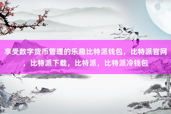 享受数字货币管理的乐趣比特派钱包，比特派官网，比特派下载，比特派，比特派冷钱包